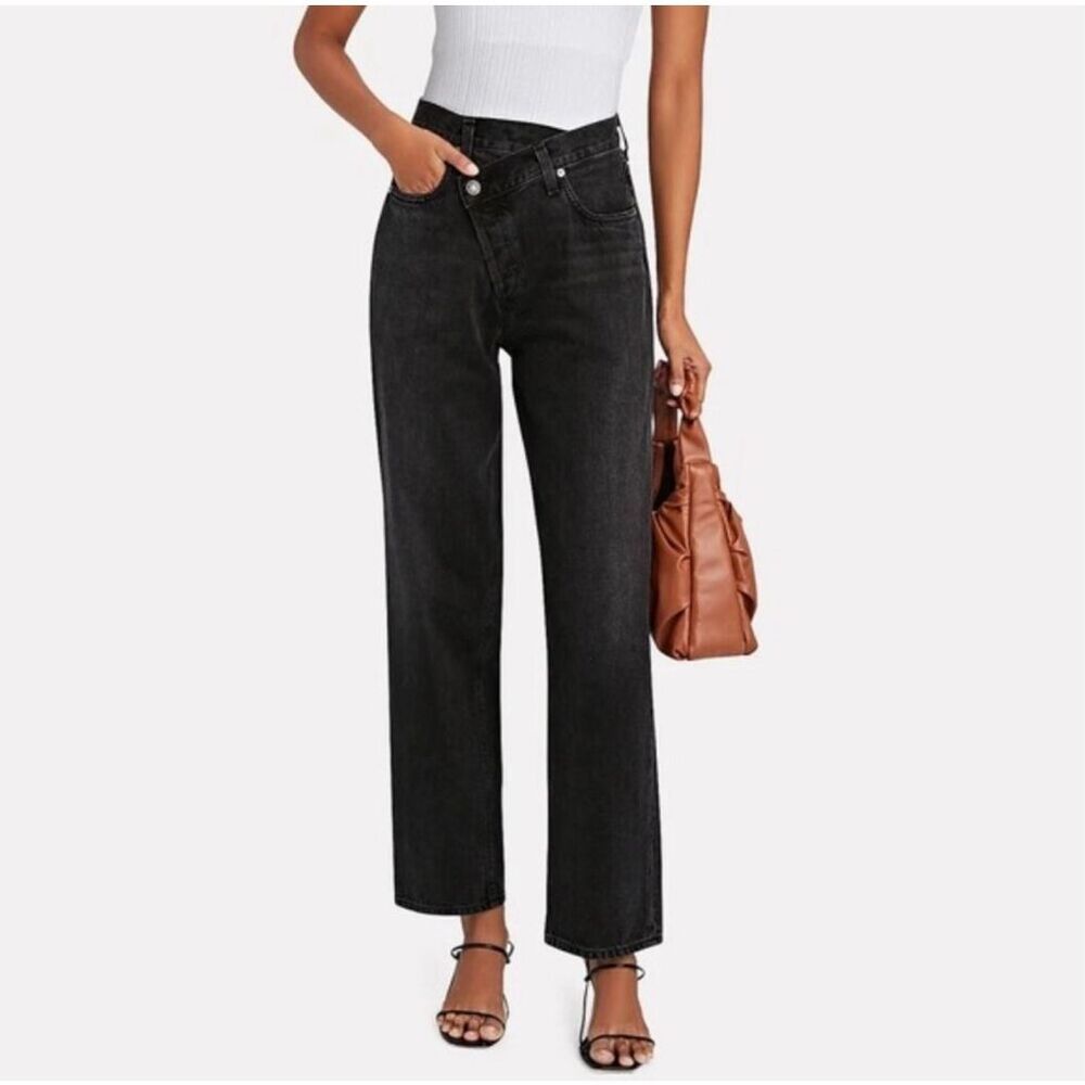 Agolde criss cross jeans black 27
